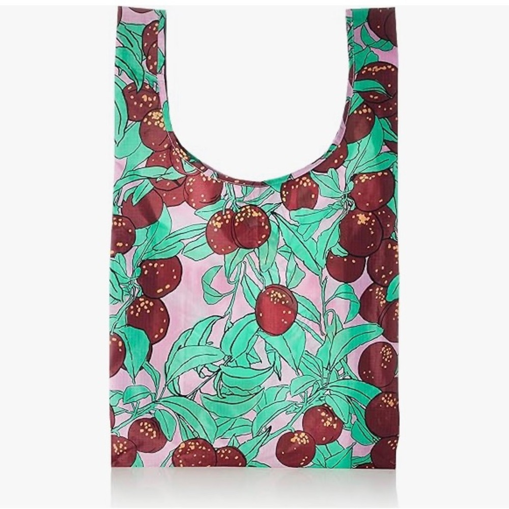 Baggu Standard Reusable Tote Bag 
Plum Tree Brand New‎